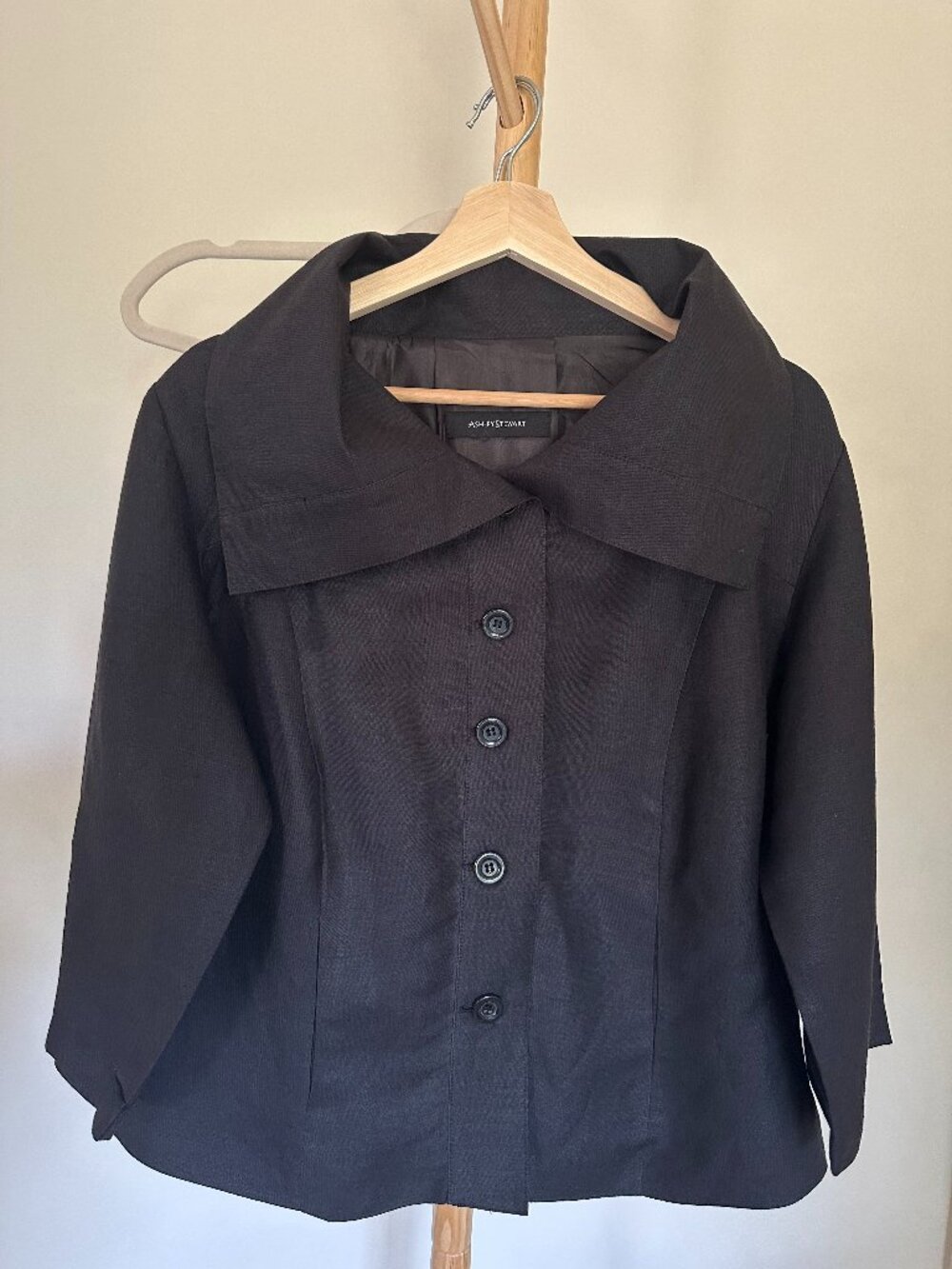 Ashley Stewart linen jacket L